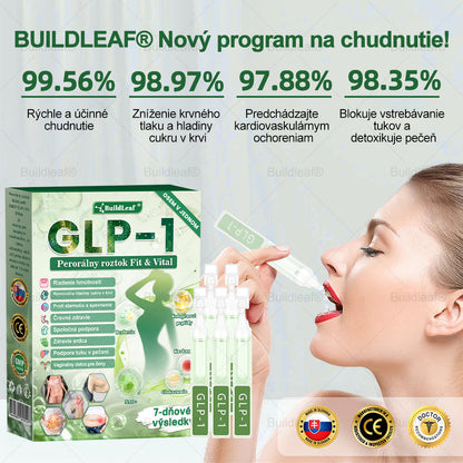 ✨BuildLeaf® GLP-1 6-v-1 Health Solution Perorálna tekutina (Len raz denne, viditeľné zmeny už za 7 dní) Pre obezitu, kardiovaskulárne ochorenia, cukrovku, spánkové apnoe, zdravie čriev, problémy s kĺbmi a ďalšie